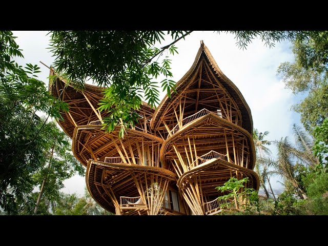 Magical houses, made of bamboo | Elora Hardy